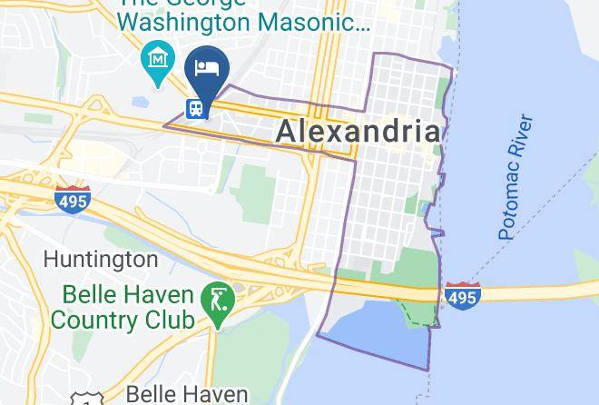 Alexandria City - Embassy Suites By Hilton Alexandria Old Town Maps