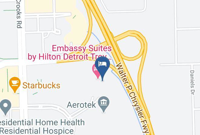 Oakland County Northfield - Embassy Suites By Hilton Detroit Troy Auburn Hills Maps