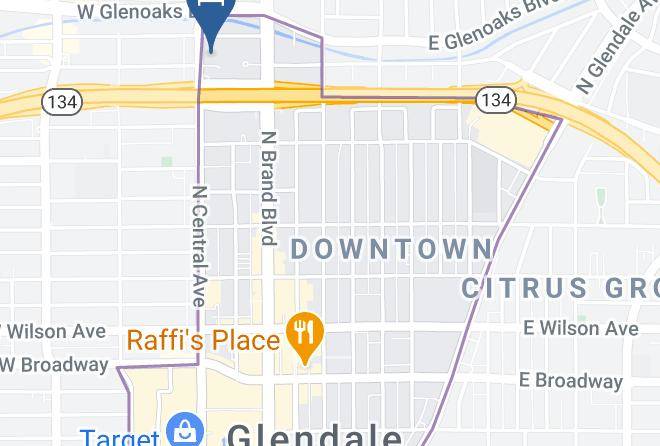 Embassy Suites By Hilton Los Angeles Glendale Map