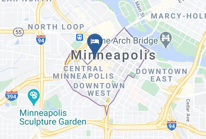 Embassy Suites By Hilton Minneapolis Downtown Map