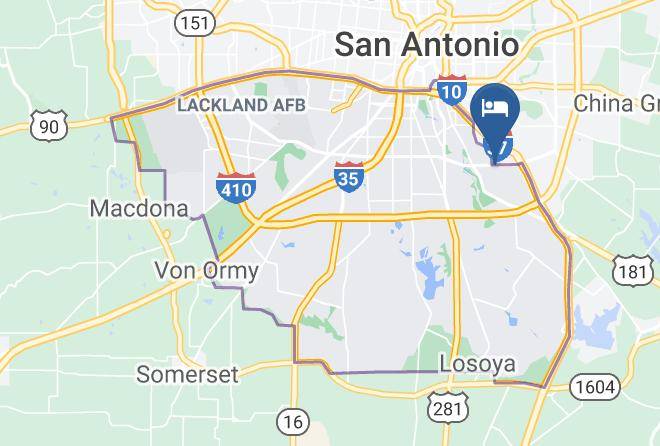 Bexar - Embassy Suites By Hilton San Antonio Brooks Hotel & Spa Maps
