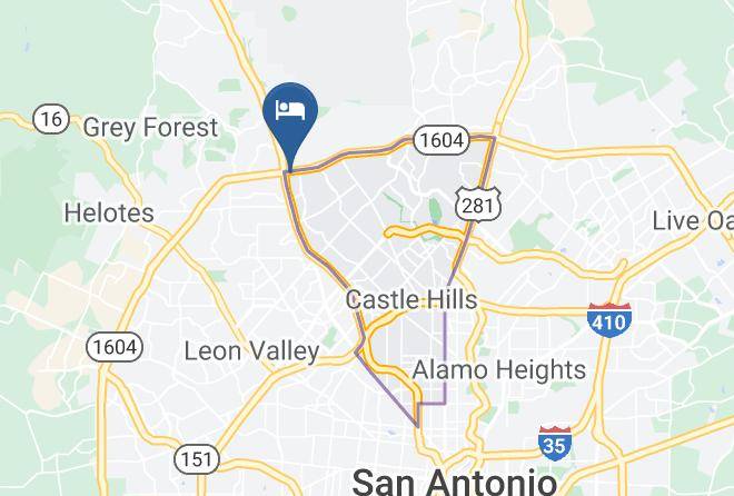 Embassy Suites By Hilton San Antonio Landmark Map