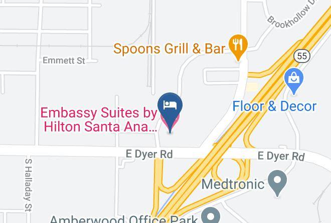 Orange - Embassy Suites By Hilton Santa Ana Orange County Airport Maps