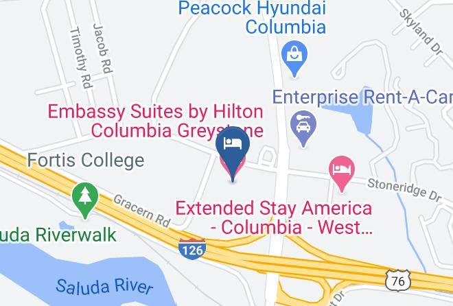 Richland - Embassy Suites By Hilton Columbia Greystone Maps
