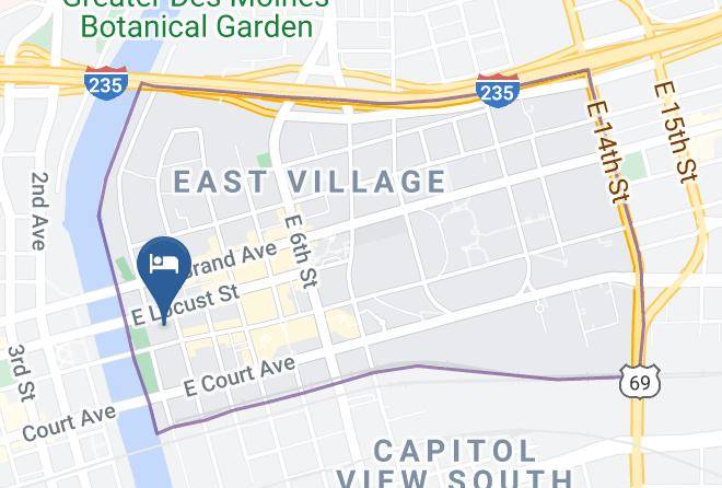 Polk - Embassy Suites By Hilton Des Moines Downtown Maps