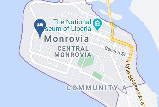 Greater Monrovia - Embassy Suites Hotel & Restaurant Maps