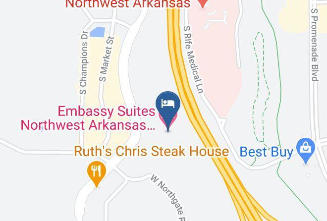 Benton - Embassy Suites Northwest Arkansas Hotel Spa & Convention Center Maps