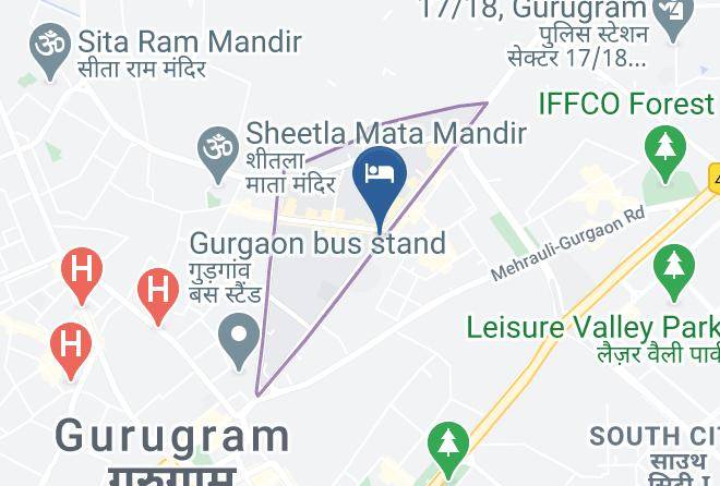 Gurgaon - Emblem Hotel Maps