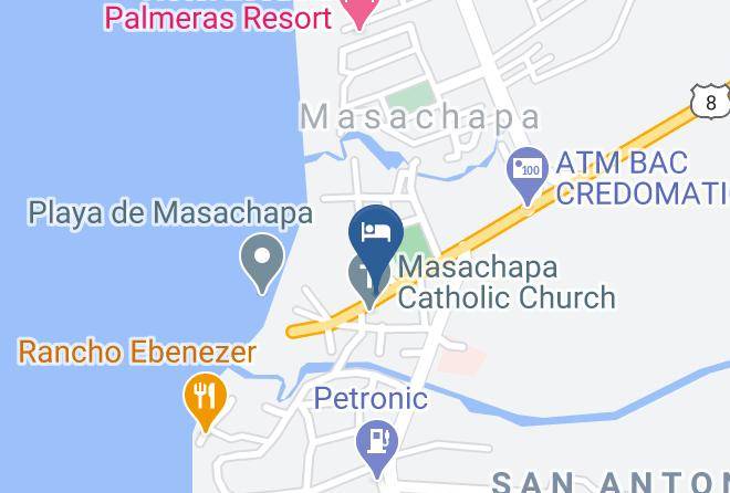 San Rafael Del Sur - Eme Hotel Masachapa Maps