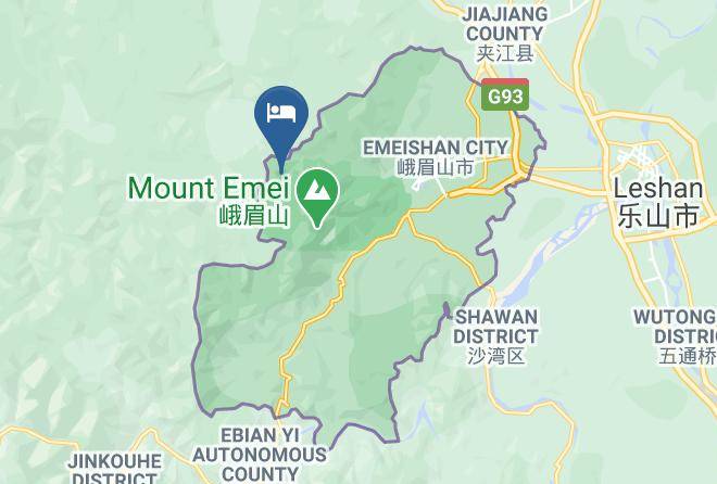Leshan - Emei Banshanju Courtyard Maps