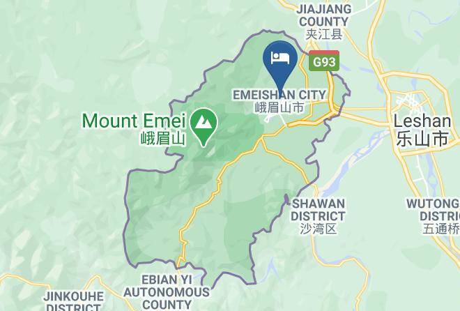 Leshan - Emei Hotel Maps