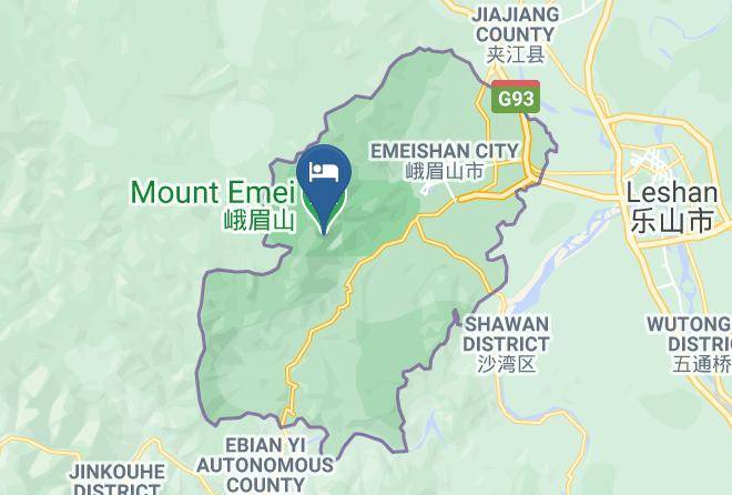 Leshan - Emei Mountain Xileer Hotel Maps