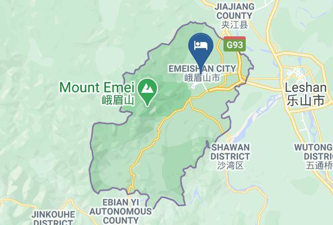 Leshan - Emeishan Hotel Maps