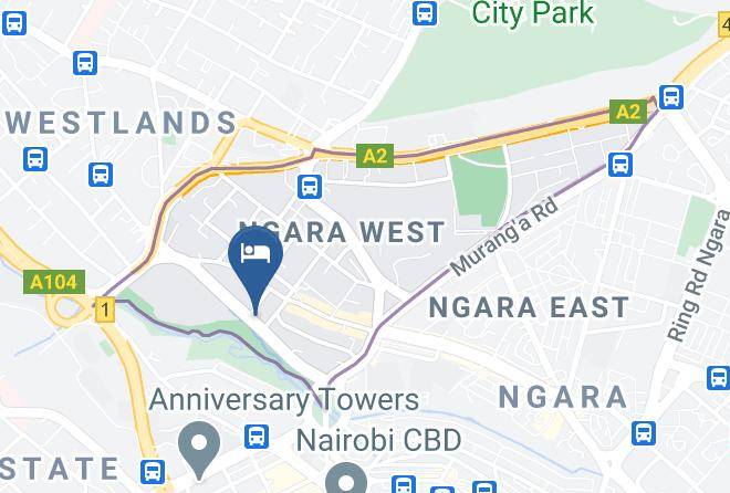 Nairobi - Emeli Hotel Maps