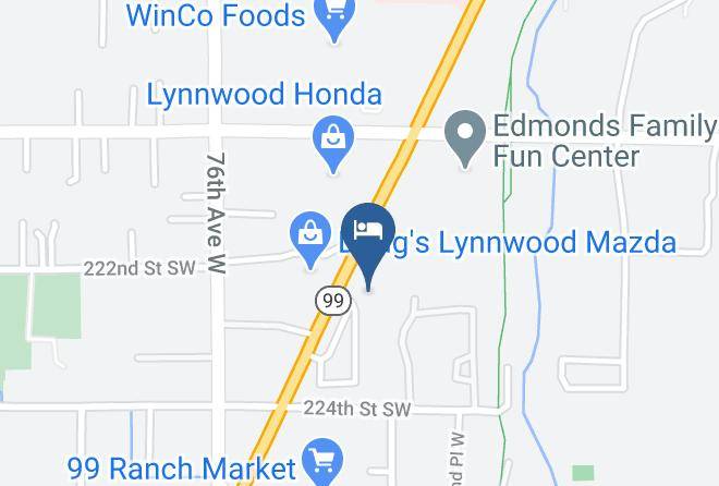 Snohomish - Emerald Best Motel In Edmonds Maps