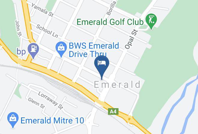Emerald Central Hotel Map