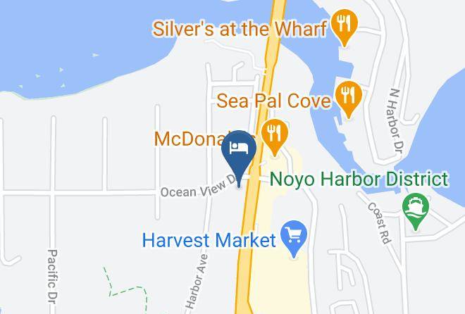 Mendocino - Emerald Dolphin Inn & Mini Golf Maps