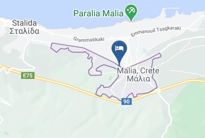 Iraklion - Emerald Hotel Maps