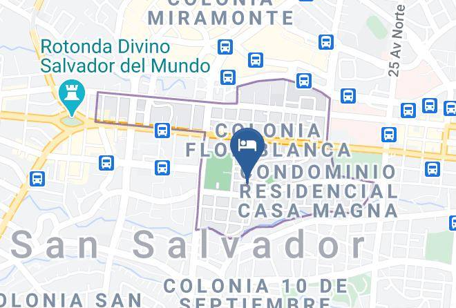 San Salvador - Emerald Hotel Maps