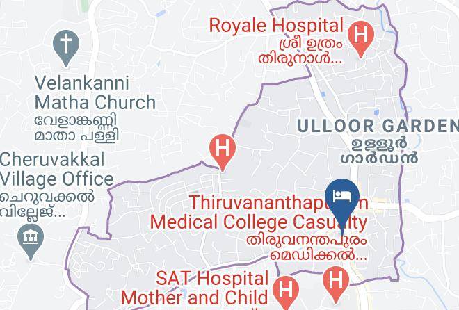 Trivandrum - Emerald Hotel Maps
