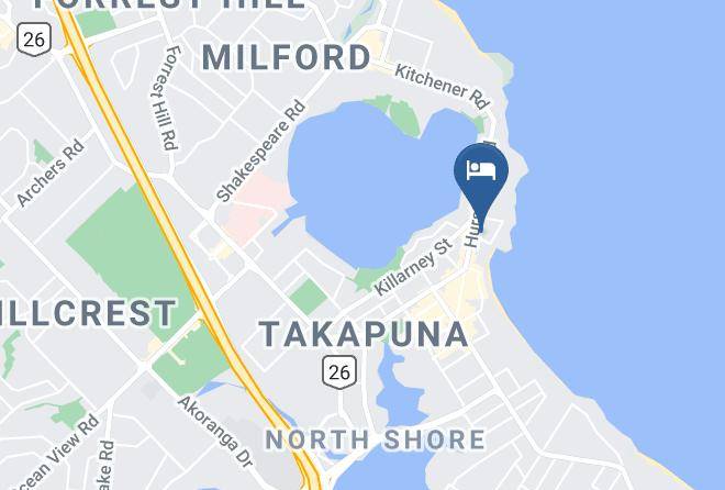 Auckland - Emerald Inn On Takapuna Beach Maps