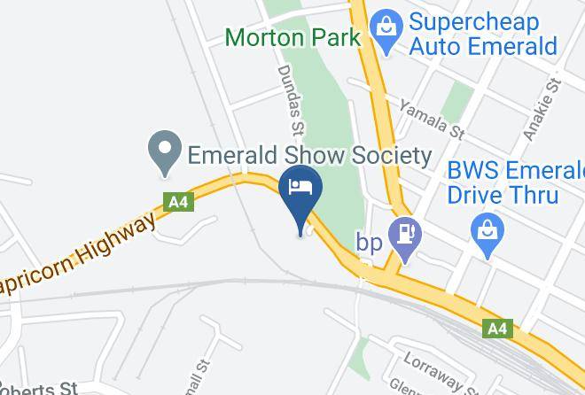 Emerald Park Motel Map