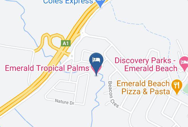 Coffs Harbour - Emerald Tropical Palms Maps