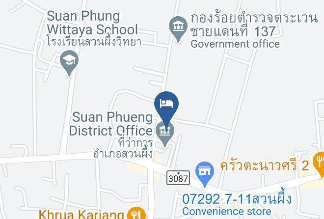 Amphoe Suan Phueng - Emeri Hut & Spa Resort Maps