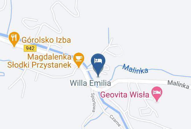 Cieszynski - Emilia Wynajem Pokoi Maps