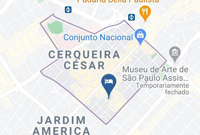Sao Paulo Jardim Paulista - Hotel Emiliano Maps