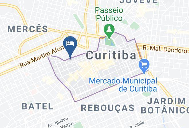 Curitiba - Emily's Flat Hotel Maps
