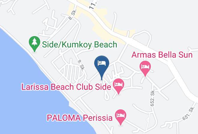 Manavgat - Emir Beach Maps