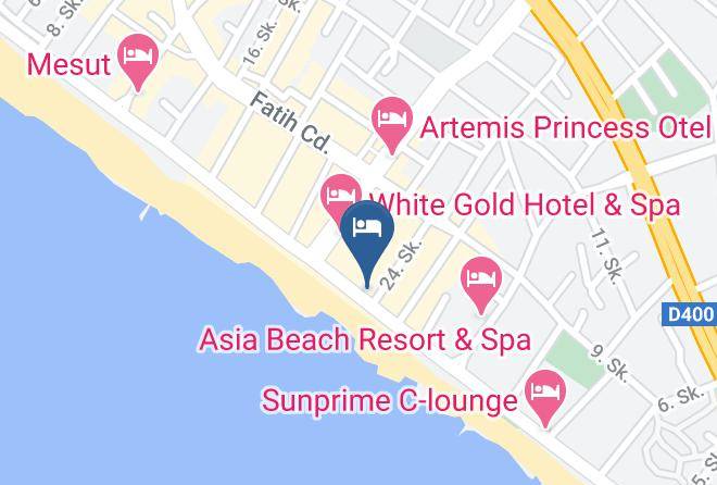 Alanya - Emir Fosse Beach Hotel Maps
