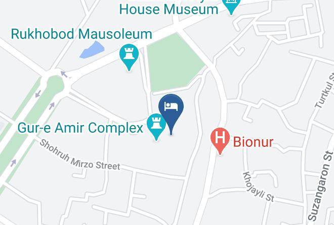Samarqand - Emir Hotel Maps