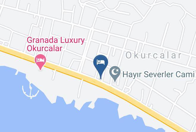 Okurcalar - Emir Otel Maps