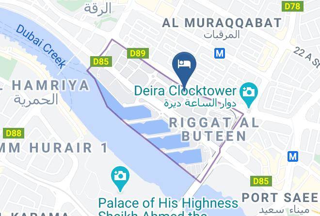 Dubai - Emirates Concorde Hotel & Suites Maps