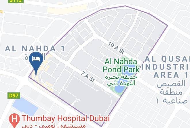 Dubai - Emirates Stars Hotel Apartments Dubai Maps