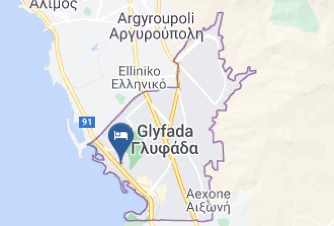 South Athens - Emmantina Hotel Maps