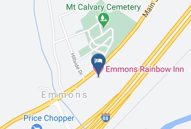 Otsego - Emmons Rainbow Inn Maps
