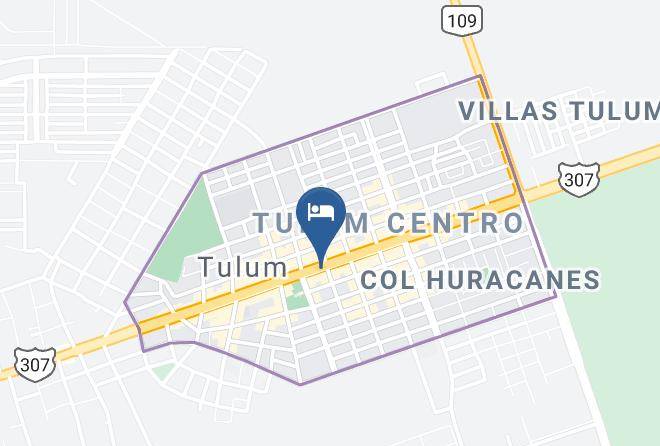 Emotion Tulum Hotel & Hostal Map