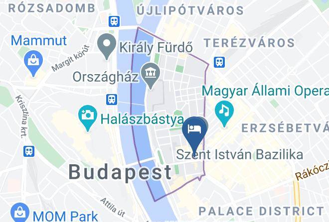 Budapest 5 Kerulet - Empedocle Comfort Suite Maps