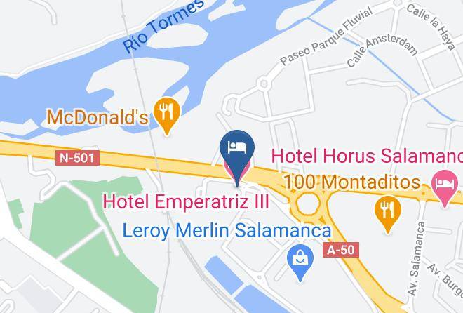 Salamanca - Hotel Emperatriz Iii Maps