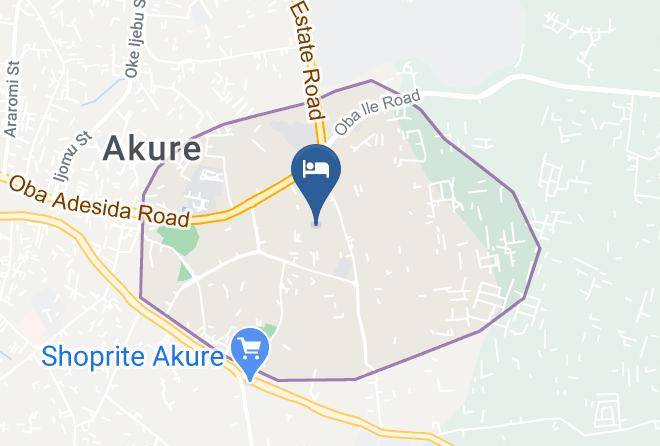 Akure - Emperor Hotel & Suites Maps