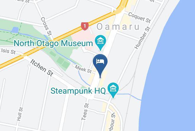 Waitaki Otago - Empire Hotel Backpackers Maps