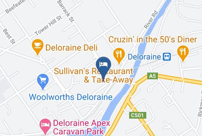 Meander Valley - Empire Hotel Deloraine Maps