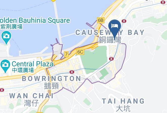 Hong Kong - Crowne Plaza Hong Kong Kowloon East Private Swimming Pool Maps