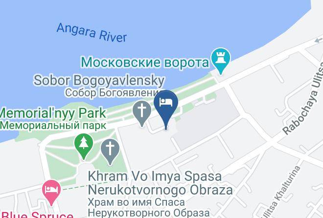 Irkutsk - Empire Hotel Maps