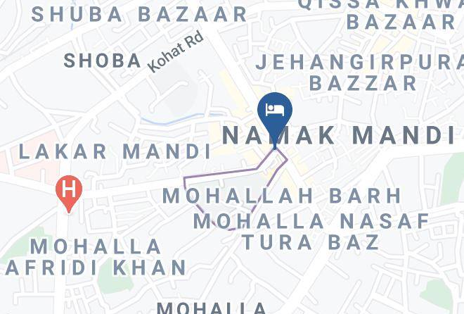 Peshawar - Empire Hotel Peshawar Maps