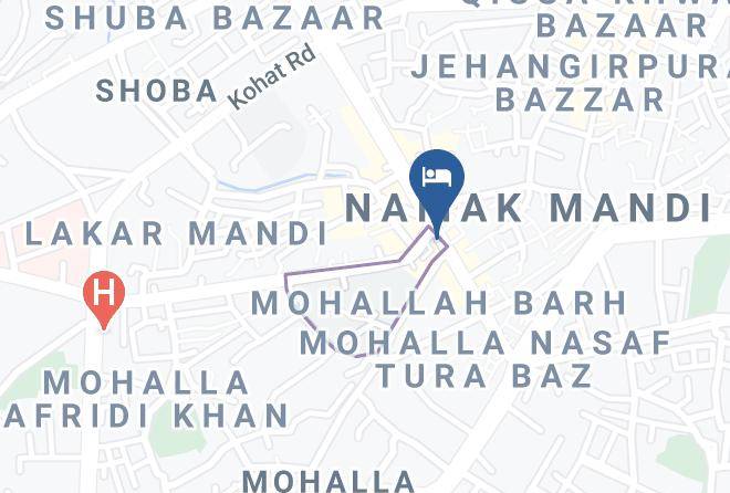 Peshawar - Empire Hotel Maps