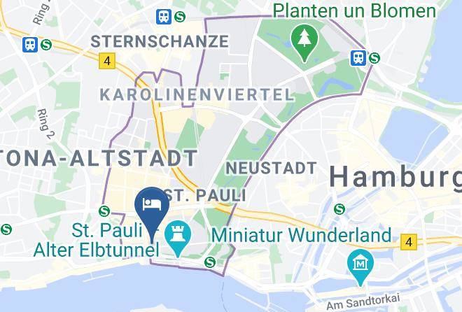 Empire Riverside Hotel Hamburg Map